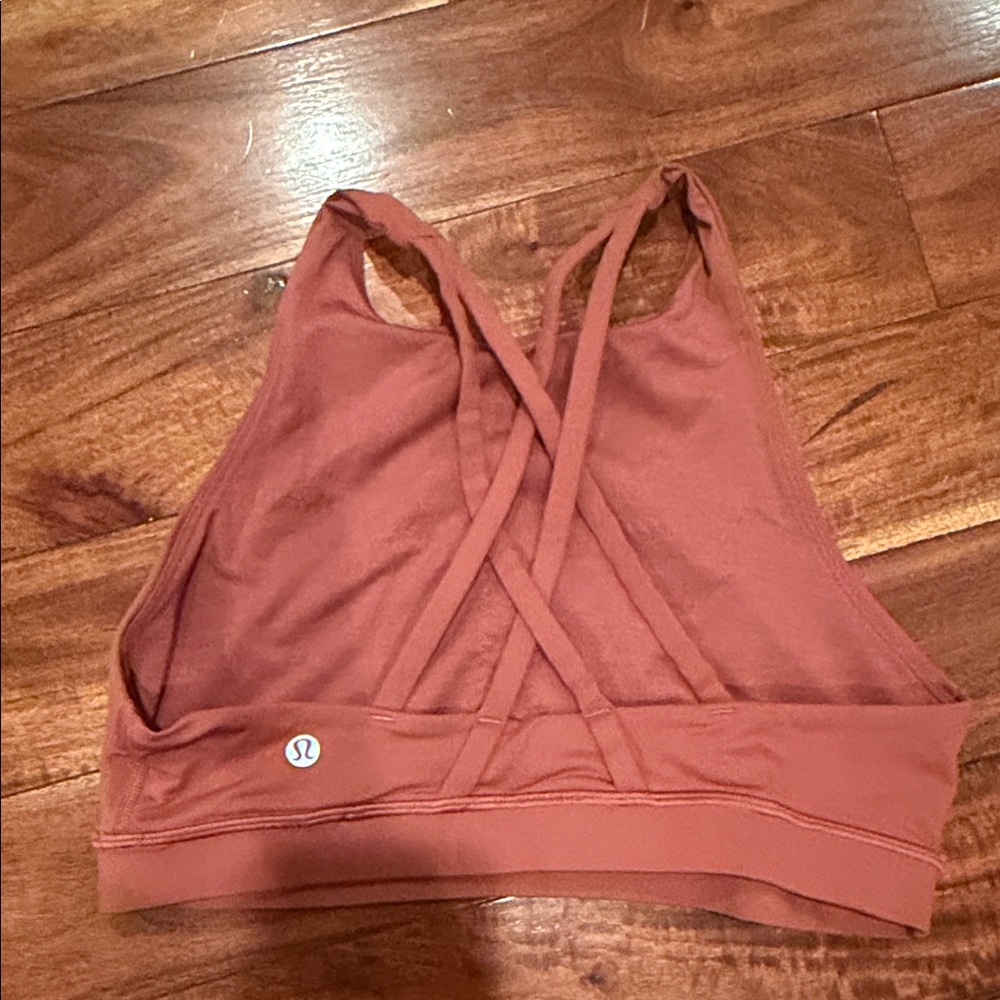 lululemon athletica Rust Sports Bra